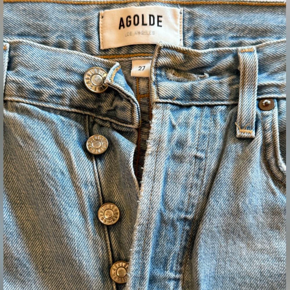 Agolde Riley Button-Fly Jeans - Picture 2 of 5
